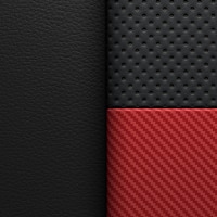 Tapicería color negro y rojo Chevrolet Groove 2026