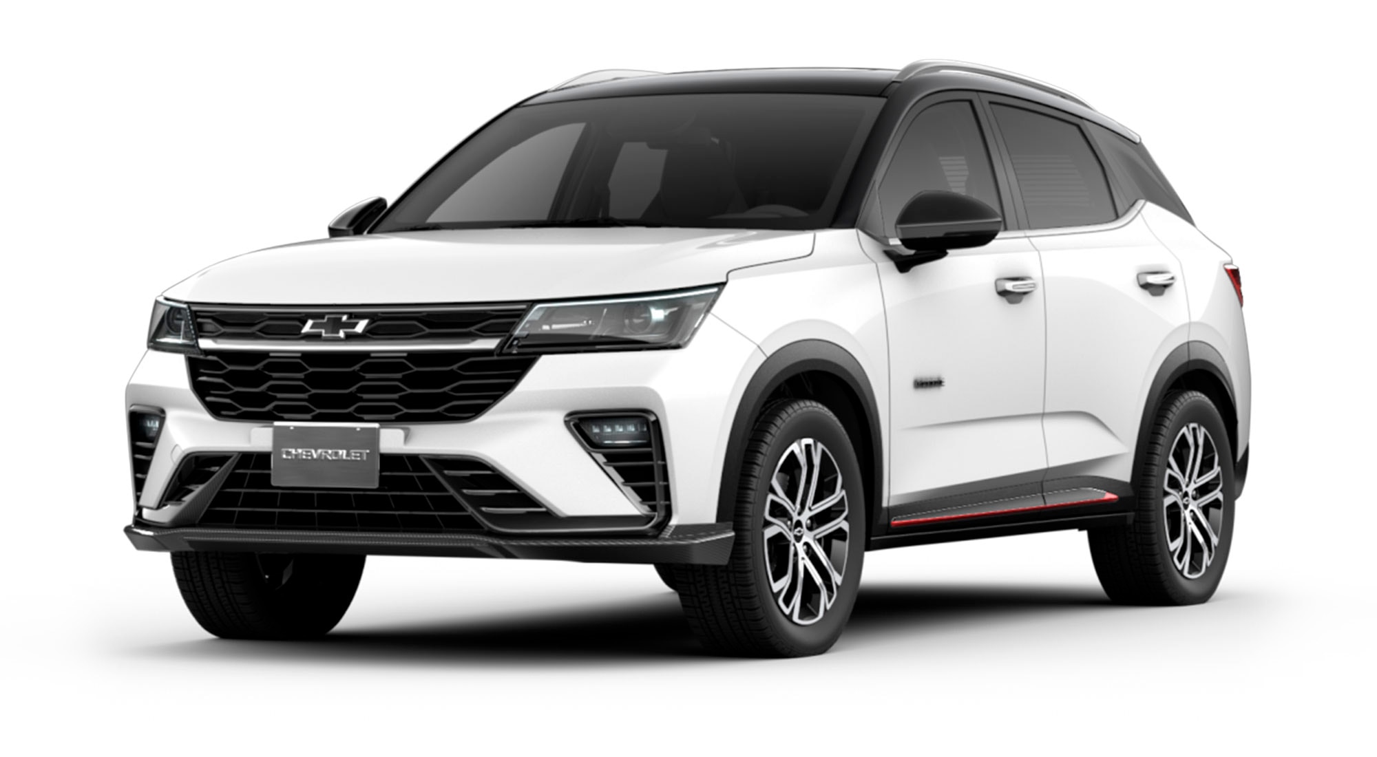 Vista lateral Groove RS 2026 color blanco polar