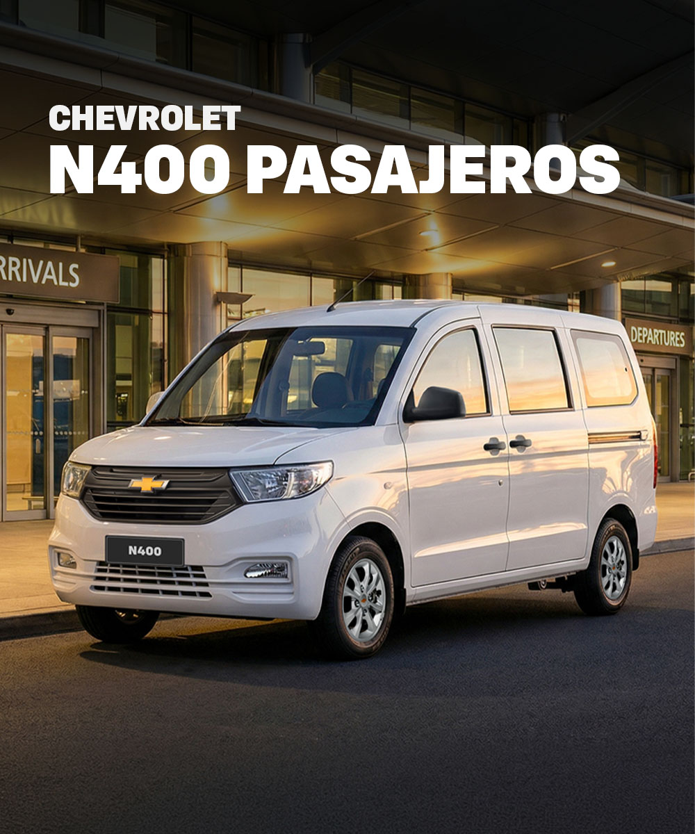 Banner Chevrolet N400 pasajeros