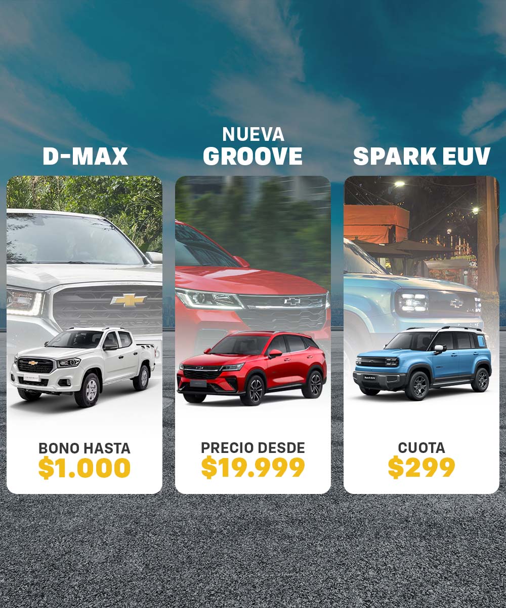 Aprovecha nuestros beneficios exclusivos en Chevrolet Ecuador.